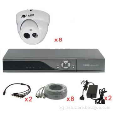 CCTV Camera Kits with All The Accessories (ZCJ-D08-111HB-A0108-10)